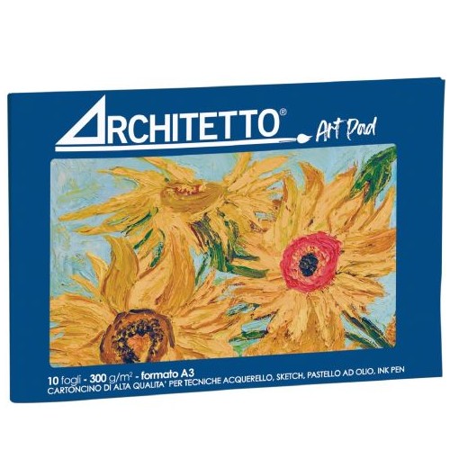 Blocco Architetto Art Pad per Acquerello A3 300g