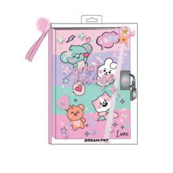 CASE SET DIARIO SEGRETO ANIMALI TRI-COASTAL DREAMPOP