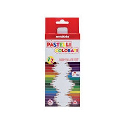 Pastelli esagonali confezione 12 pezzi