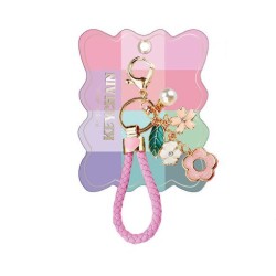PORTACHIAVI FLOWER AND PEARL CHARMS TRI-COASTAL P&P MODERN RET