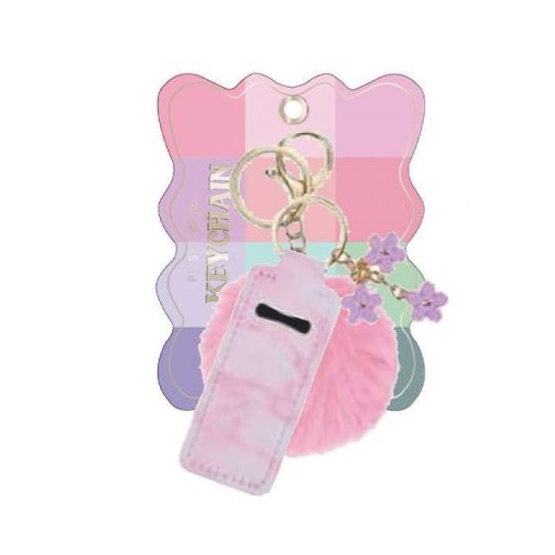 PORTACHIAVI POM POM AND FLOWER CHARMS...