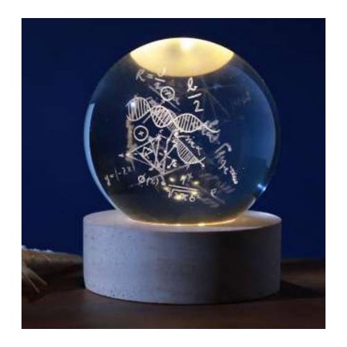 Lampada Led da Tavolo Grande a Sfera - Matematica