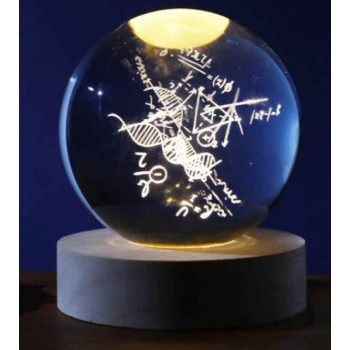 Lampada Led da Tavolo Media a Sfera - Matematica