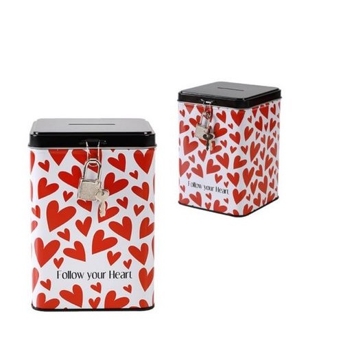 Salvadanaio con Lucchetto Follow Your Heart
