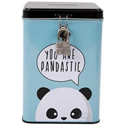 Salvadanaio con Lucchetto Panda