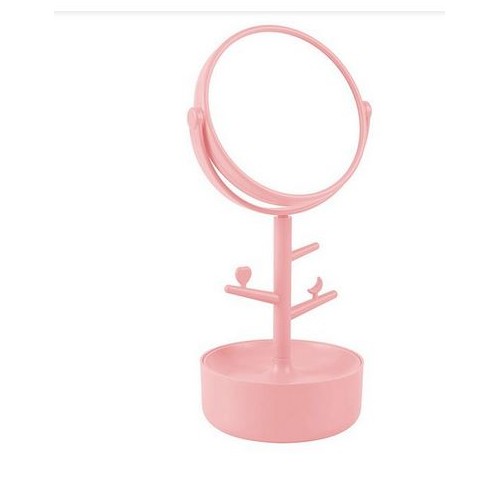 Specchio con Portagioie I-total Rosa