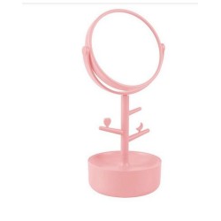 Specchio con Portagioie I-total Rosa