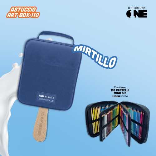 Maxi Astuccio Art Box con 110 pastelli Tinta Unita