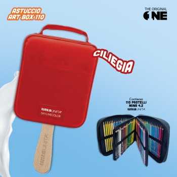 Maxi Astuccio Art Box con 110 pastelli Tinta Unita