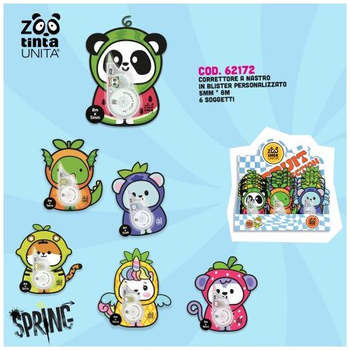 Correttore a nastro Fruit Collection Tinta...