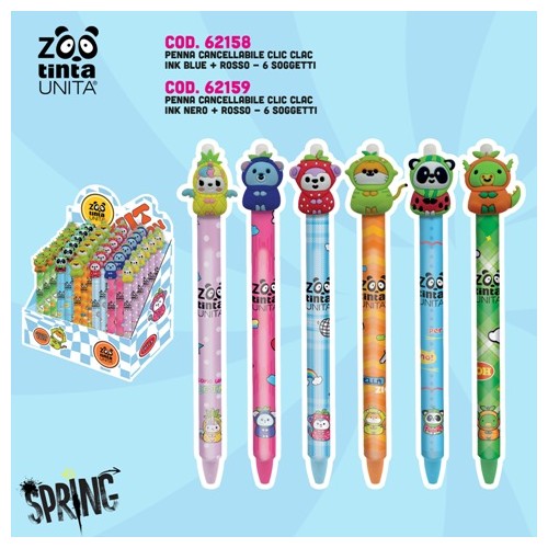 Penna cancellabile inchiostro rosso Fruit...