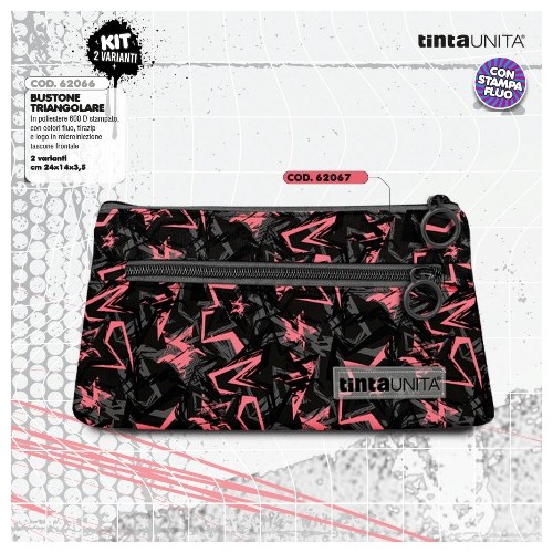 Astuccio Bustone 2 zip triangolare Star...