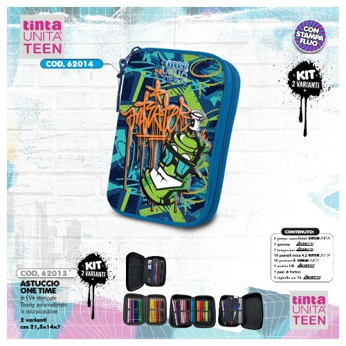Astuccio One Time Street graffiti spray Tinta...