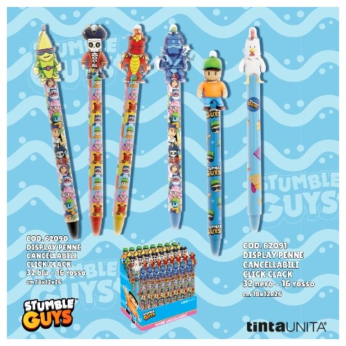 Penna cancellabile click Stumble Guys con...