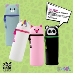 Astuccio verticale in silicone Fruit Collection Tinta Unita Zoo