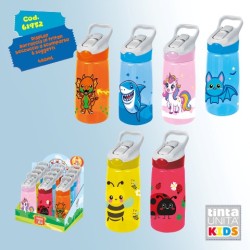 Borraccia in Tritan 480 ml Tinta Unita Kids