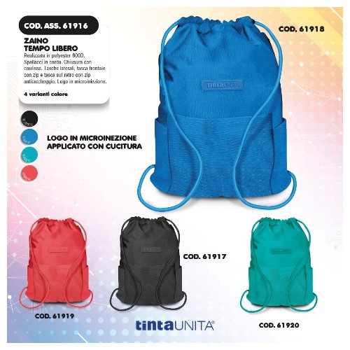 Sacca Blu Tinta Unita