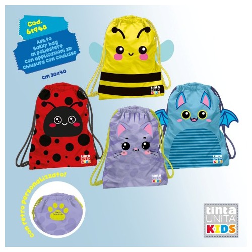 Sacca Sakky Bag Tinta Unita Kids