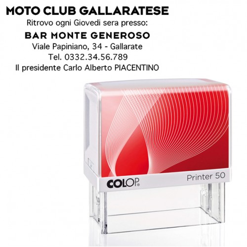 Timbro Colop Printer 50 30mm x 69mm