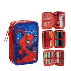 Astuccio triplo Spiderman