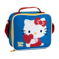 Borsa termica porta pranzo Hello Kitty in tessuto con tracolla