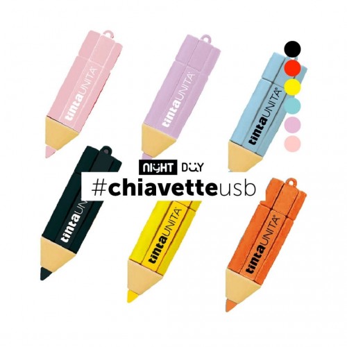Tinta unita usb pendrive 16 gb colori assortiti