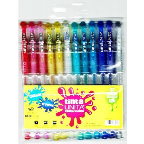 Penne gel con inchiostro glitter Glitterissima...