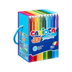 Scatola regalo hard box 60 pennarelli Carioca Joy