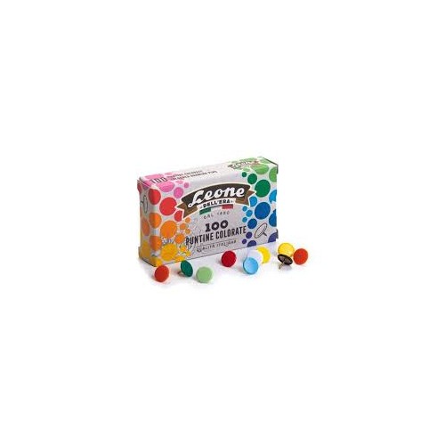 Puntine colorate miste scatola da 100 pezzi