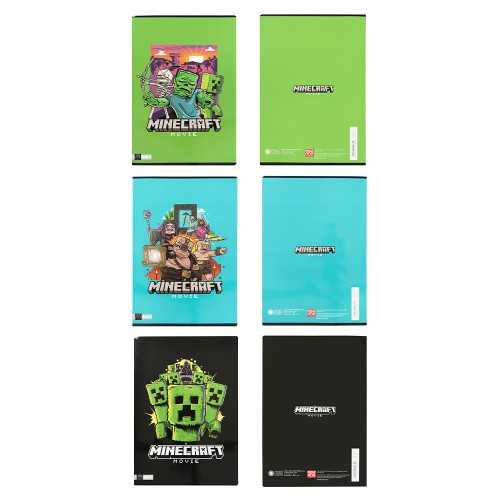 MAXI QUADERNO A4 MINECRAFT MOVIE QUADRETTO...