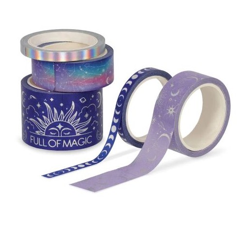 Set di 5 Nastri Adesivi di Carta - FULL OF MAGIC