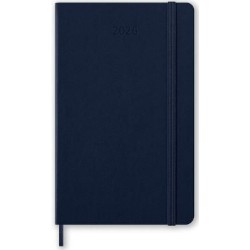 Agenda Classic 2026 PocketGiornaliera, copertina rigida, 12 mesi, Blu Zaffiro 9*14 cm Moleskine