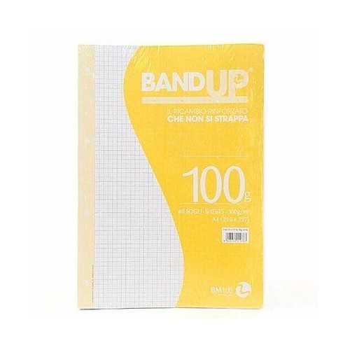 Ricambi rinforzati A4 BandUp 100gr 5mm 40 fogli