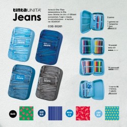 Astuccio One Time Denim Tinta Unita Jeans