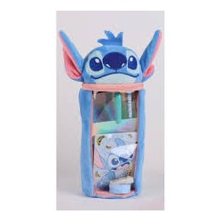 Astuccio Stitch in peluche con accessori