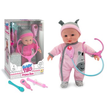 Baby Teo bambolotto dottore con voce e accessori