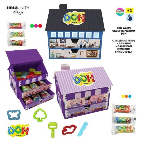 Casetta media pasta modellabile Doh con...