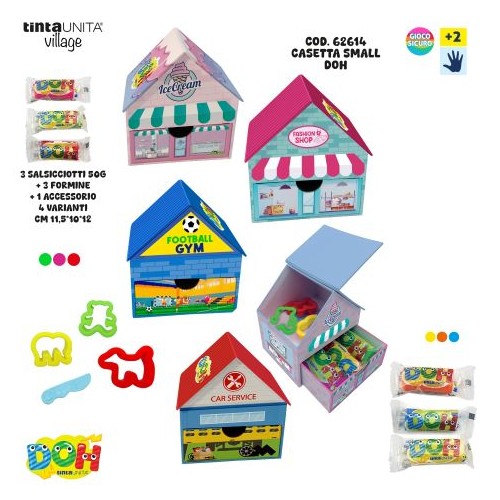 Casetta piccola pasta modellabile Doh con...