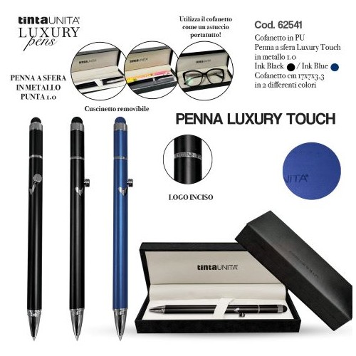 Cofanetto con penna a sfera Tinta Unita Luxury...