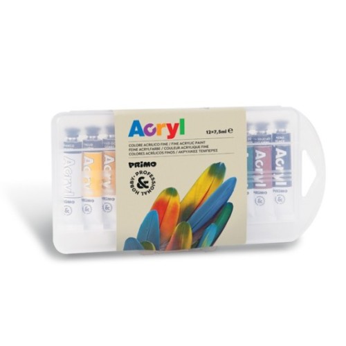 Colori acrilici tubetti da 7,5ml astuccio da 12...