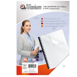 Copertine A4 Pvc Trasparente - cf. 100pz