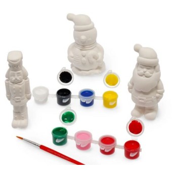 Kit Decorazione Statuette di Natale - Paint Your...