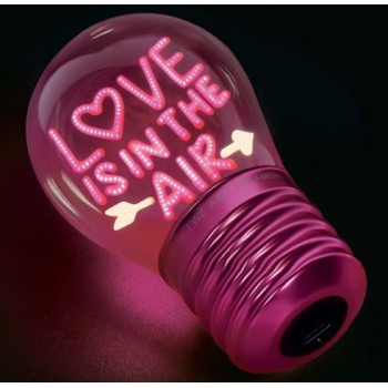 Lampada Decorativa da Tavolo a Forma di Lampadina - Love...