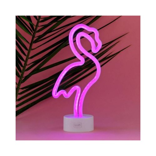 Lampada Led Effetto Neon It's a Sign FENICOTTERO