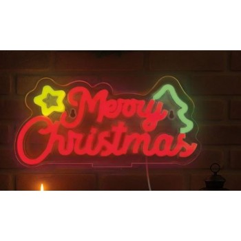 Lampada Led Effetto Neon - Merry Xmas - It's a Sign - Legami