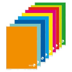 Maxi Quaderno A4 80gr 80fg+1 a 2 colonne - colori assortiti(1 pezzo)