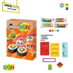 Pasta modellabile Tinta Unita Doh Sushi Lover Food Market