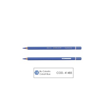 Pastello Tinta Unita 018 Blu Cobalto 18