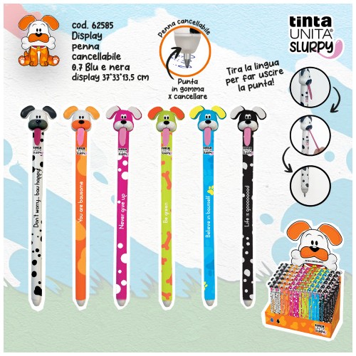 Penna gel cancellabile 0.7 Slurpy cane...