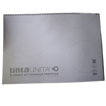 Planner settimanale sottomano 2026 spiralato 49x34cm con...